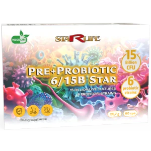 STARLIFE PRE+PROBIOTIC 6/15B STAR 60 kapslí
