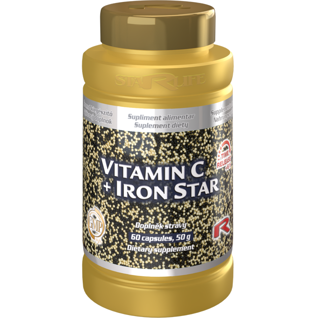 STARLIFE VITAMIN C + IRON STAR 60 cps