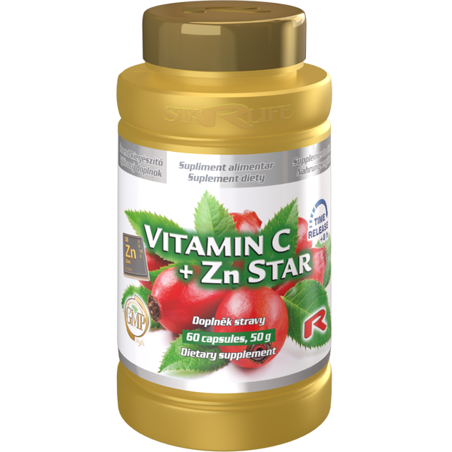 STARLIFE VITAMIN C + Zn STAR 60 cps