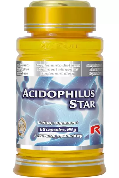 STARLIFE ACIDOPHILUS STAR 60 kapslí